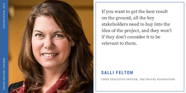 &quot;Salli Felton, The Travel Foundation&quot;